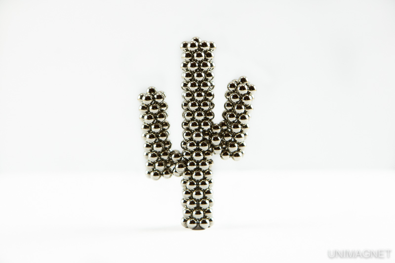 Kaktus z magnetických guľôčok NeoCube.